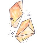 Kristallform Rohstein