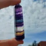 Dein-Seelenstein-Regenbogen-Fluorit-Spitze