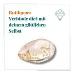 Seelenstein-Anhänger-Rutilquarz-Spruch