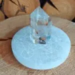 Dein-Seelenstein-Selenit-Platte-Metatron