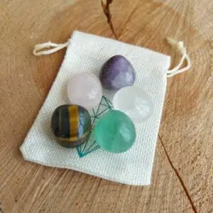 Set Kinder Trommelsteine