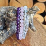 Seeleinstein-Armbänder-Set-Basis-Amethyst-Rosenquarz-Bergkristall