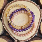 Seelenstein-Armbänder-Set-Depression-Sonnenstein-Amethyst-Citrin