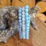 Seeleinstein-Armbänder-Set-Trauer-Angelit-Mondstein-Aquamarin