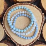 Seeleinstein-Armbänder-Set-Trauer-Angelit-Mondstein-Aquamarin