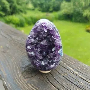Seelenstein-Amethyst-Cluster-Ei