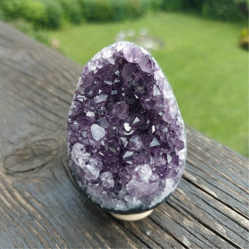 Seelenstein-Amethyst-Cluster-Ei
