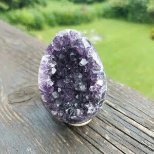 Seelenstein-Amethyst-Cluster-Ei