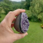 Seelenstein-Amethyst-Cluster-Ei