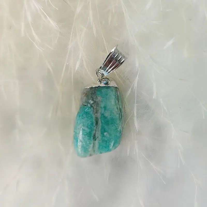 Seelenstein-Anhänger-Amazonit-Trommelstein-1 Seelenstein-Anhänger-Amazonit-Trommelstein