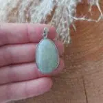 Seelenstein-Anhänger-Amazonit-oval