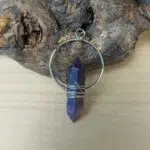 Seelenstein-Anhänger-Amethyst-Doppelender