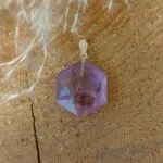 Seelenstein-Anhänger-Amethyst-Sechseck