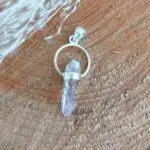 Seelenstein-Anhänger-Amethyst-Spitze-Rohstein-Silber