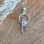 Seelenstein-Anhänger-Amethyst-Spitze-Rohstein-Silber
