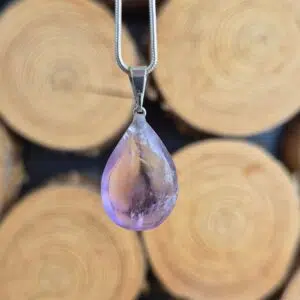Seelenstein-Anhänger-Amethyst-Tropfen