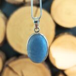 Seelenstein-Anhänger-Angelit-Silber