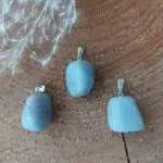 Seelenstein-Anhänger-Angelit-Trommelstein-2 Seelenstein-Anhänger-Angelit-Trommelstein