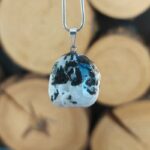 Seelenstein-Anhänger-Baumachat-Trommelstein