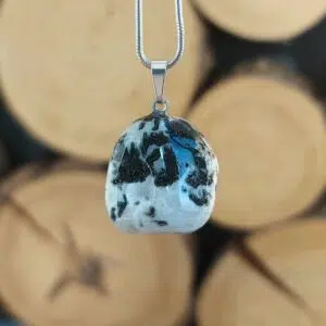 Seelenstein-Anhänger-Baumachat-Trommelstein