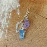 Seelenstein-Anhaenger-Bergkristall-Amethyst-Kyanit-Rohstein