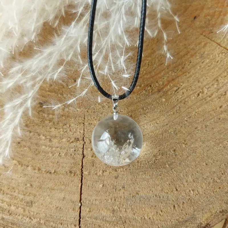 Seelenstein-Anhänger-Bergkristall-Kugel5 Seelenstein-Anhänger-Bergkristall-Kugel