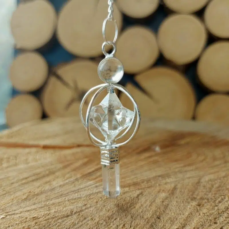 Seelenstein-Zubehör-Bergkristall-Pendel-Merkaba