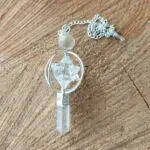 Seelenstein-Zubehör-Bergkristall-Pendel-Merkaba