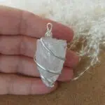 Seelenstein-Anhänger-Bergkristall-Rohstein