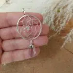 Seelenstein-Anhänger-Bergkristall-Traumfänger