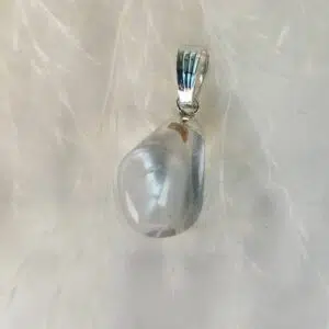 Seelenstein-Anhänger-Bergkristall-Trommelstein