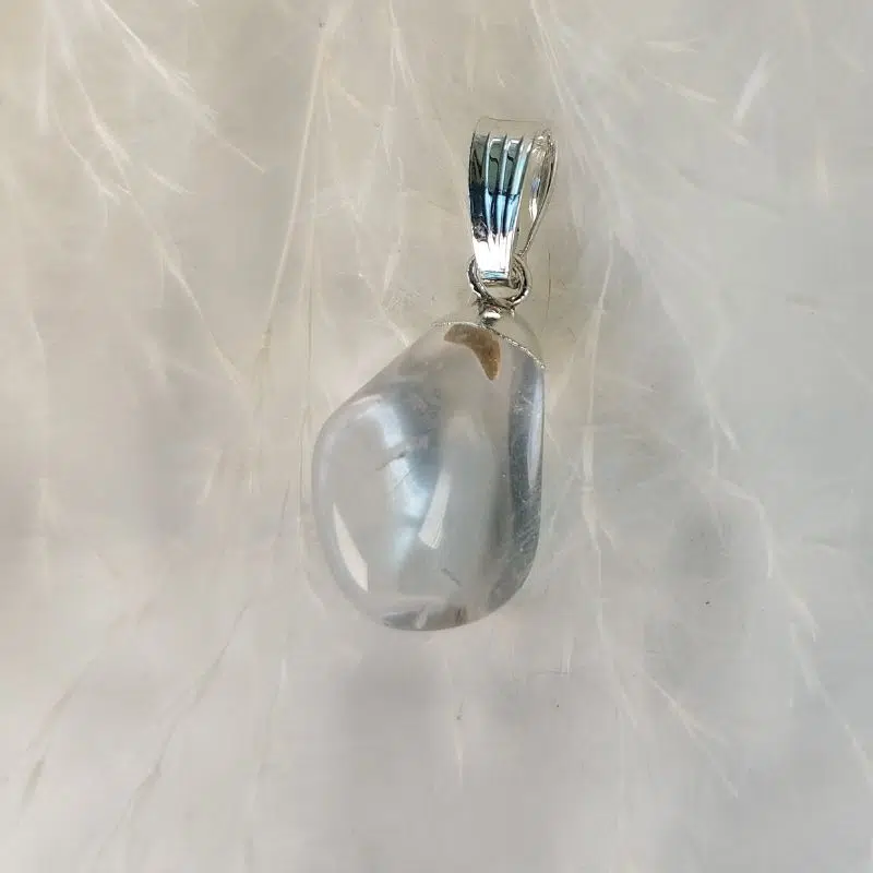 Seelenstein-Anhänger-Bergkristall-Trommelstein-1 Seelenstein-Anhänger-Bergkristall-Trommelstein