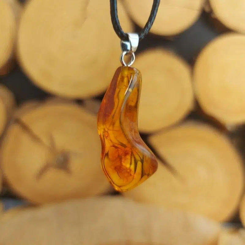 Seelenstein-Anhänger-Bernsteiner-Trommelstein