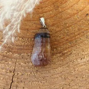 Seelenstein-Anhänger-Caclit-Honig-Trommelstein