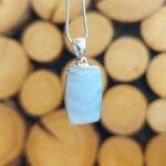 Seelenstein-Anhänger-Chalcedon-Silber