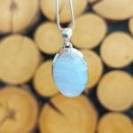 Seelenstein-Anhänger-Chalcedon-Silber