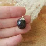 Seelenstein-Anhänger-Granat-Trommelstein-2 Seelenstein-Anhänger-Granat-Trommelstein