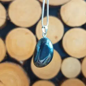 Seelenstein-Anhänger-Hämatit-Trommelstein