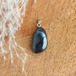 Seelenstein-Anhänger-Hämatit-Trommelstein