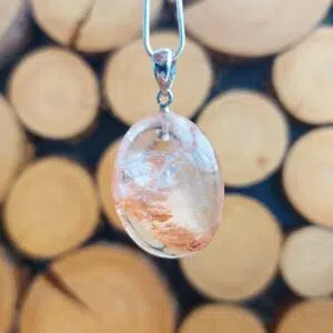 Seelenstein-Anhänger-Hämatoid-oval