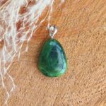 Seelenstein-Anhänger-Jade-Nephrit-Tropfen
