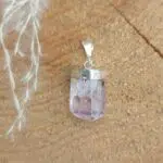 Seelenstein-Anhänger-Kunzit-Rohstein