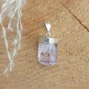 Seelenstein-Anhänger-Kunzit-Rohstein