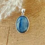 Seelenstein-Anhänger-Kyanit-blau-Silber-5-1 Seelenstein-Anhänger-Kyanit-blau-Silber