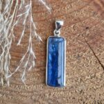 Seelenstein-Anhänger-Kyanit-blau-Silber