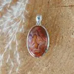 Seelenstein-Anhänger-Laguna-Spitzenachat-Silber-4-1 Seelenstein-Anhänger-Laguna-Spitzenachat-Silber