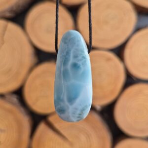 Seelenstein-Anhänger-Larimar-Loch