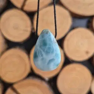 Seelenstein-Anhänger-Larimar-Loch