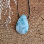 Seelenstein-Anhänger-Larimar-Loch