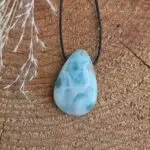 Seelenstein-Anhänger-Larimar-Loch